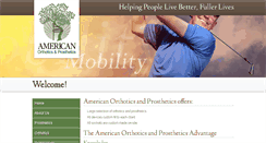 Desktop Screenshot of americanorthoticsandprosthetics.com